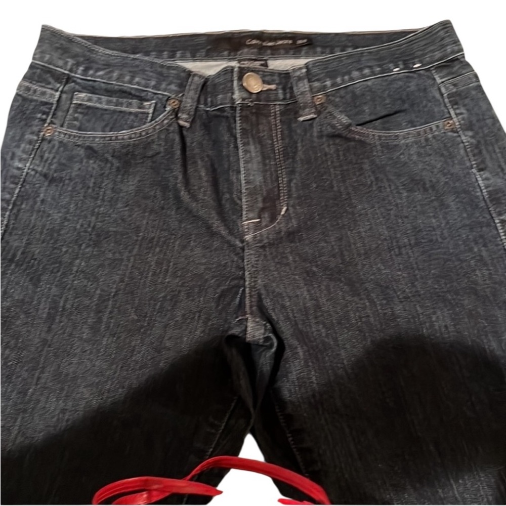 Calvin Klein Jeans size 8 blue classic straight leg denim jeans a bit of stretch